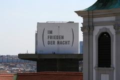 View across Vienna from the roof of Gerngross building