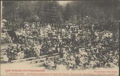 Spectators at Théâtre populaire du Saut-des-Cuves in Gérardmer during July 14 festivities