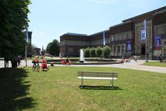 Ehrenhof with Museum Kunstpalast in Düsseldorf