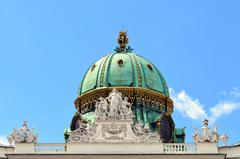 View of Vienna on the Danube River with historic buildings and cityscape