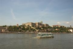 Buda Castle and river traffic