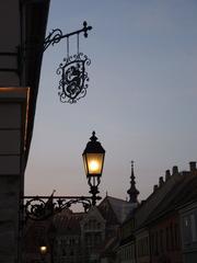 Streetlamp in Budavár Castle, Budapest, Hungary