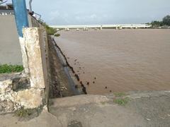 Damanganga river and bridge at Daman