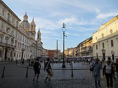 Piazza Navona in Rome with its iconic fountains and historic architecture