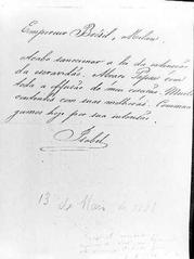 facsimile of a historic document from the Vatican Library collection related to Princess Isabel of Brazil