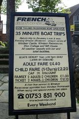 French Brothers Ltd - Boat Trips sign