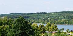 Brno Dam scenic view