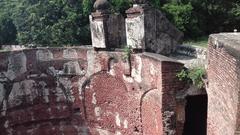 Aam Khas Bagh wells with pulleys in Sirhind