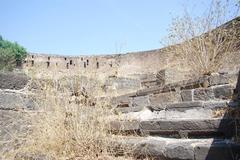 Interior view of Ahmednagar Fort walls