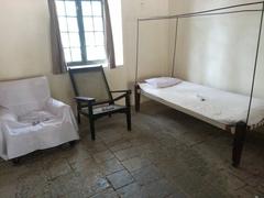 Jawaharlal Nehru's room at Ahmadnagar Fort during incarceration in 1940s