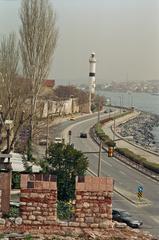 Kennedy Cd. and Ahırkapı Feneri lighthouse, Istanbul