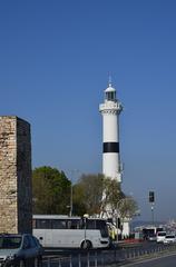 Ahırkapı Lighthouse at the southern entrance of Bosphorus in Istanbul