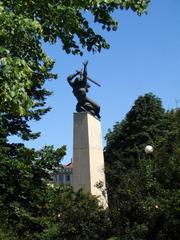 Nike monument in Warsaw