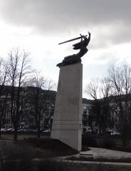 Nike, Goddess of War statue in Warsaw