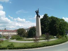 Nike monument in Warsaw