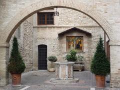 The Basilica of Saint Mary of the Angels in Assisi, Italy