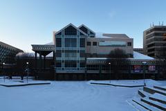 Alaska Center for the Performing Arts in downtown Anchorage on Christmas Day 2013