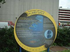 Anchorage Light Speed Planet Walk display