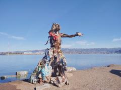 2022 Water Goddess sculpture at Albany Bulb, California