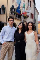 ESummer 2023 Student Ambassadors in Piazza Libertà, Bassano del Grappa