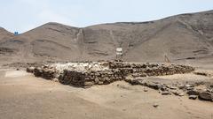 Huaca El Paraíso archaeological site in Peru