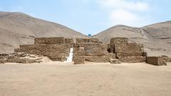 Front view of Huaca El Paraíso