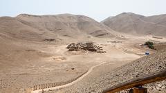 Huaca Paraíso viewed from the observatory