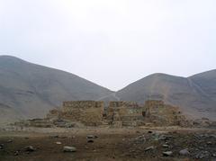 Archaeological remains of El Paraíso in Peru