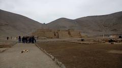 Huaca El Paraíso archaeological site in Callao, Lima, Perú