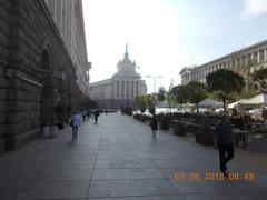 View of Downtown Sofia with Largo buildings