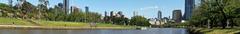 Yarra River with Melbourne city skyline