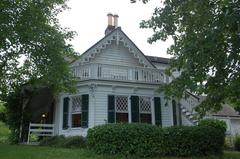 Alice Austen House on a sunny day with clear blue sky in Staten Island, New York