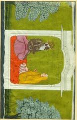 Kapila enlightening his mother Devahuti