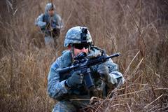 173rd Airborne Brigade paratroopers training