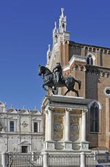 Equestrian statue of Bartolomeo Colleoni in Venice