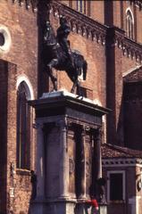 Monument to Bartolomeo Colleoni in Venice by Andrea del Verrocchio