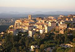 View of Saint-Jeannet village in Alpes-Maritimes, France