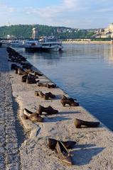 Shoes on the Danube Promenade Memorial in Budapest