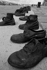 Iron shoes on the Danube Promenade in Budapest