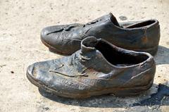 The Shoes on the Danube memorial in Budapest