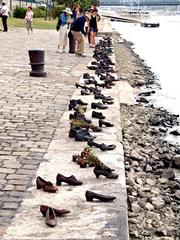 Budapest memorial for victims of Arrow Cross Party 1944-1945