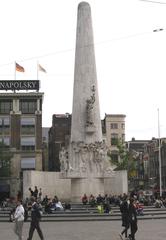 Adam de Dam statue in Amsterdam