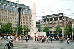 war memorial in Amsterdam