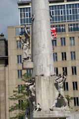 View of the Nationaal Monument in Amsterdam from the NNE.