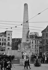 Het Nationaal Monument op de Dam in Amsterdam