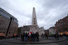 Binnenstad Amsterdam panoramic view