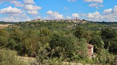 Picturesque view of Lectoure in Gers, France