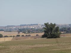 view of Lectoure from Sainte-Radegonde