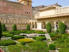 Amber Fort in Jaipur at sunrise