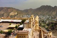 Panoramic view of Jaipur city from Nahargarh Fort